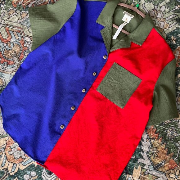 Multi-coloured button-up shirt - Picture 1 of 7